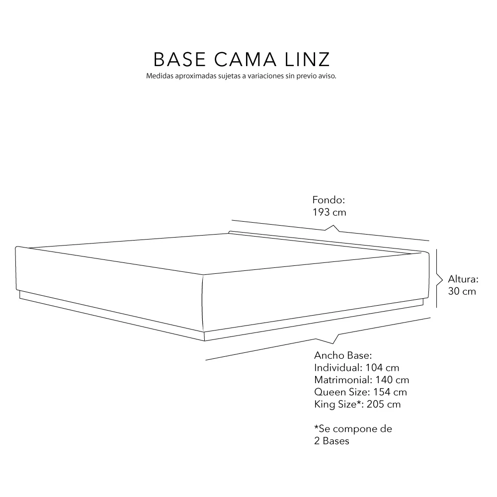 Base Cama Dicasa Linz - Image 9