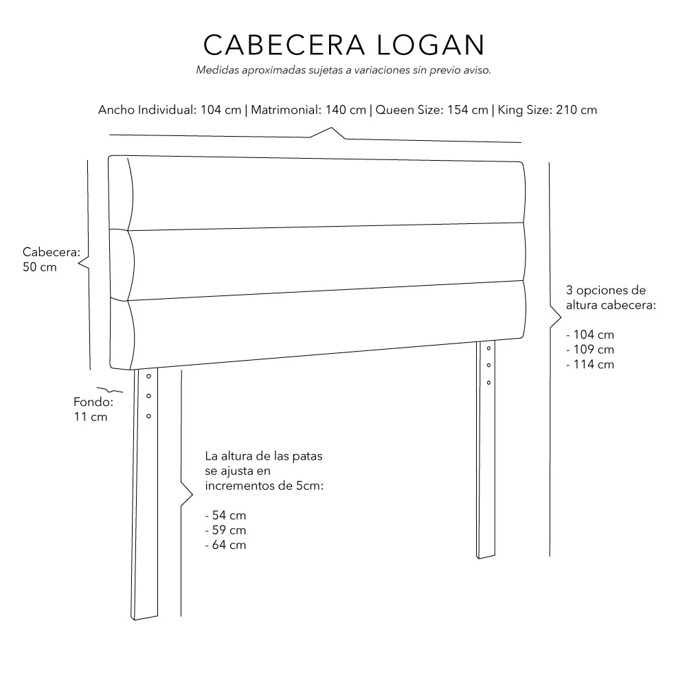 Cabecera Dicasa Logan Con Ropa de Cama - Image 6