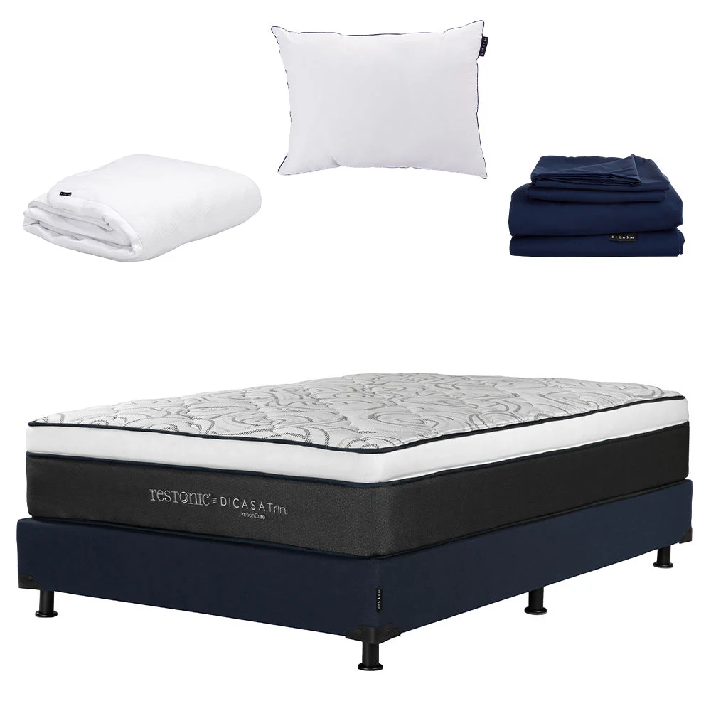 Colchón Dicasa Trini con Box con Ropa de Cama - Image 22