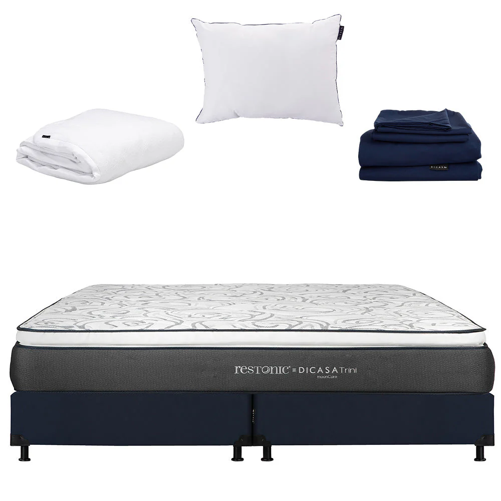 Colchón Dicasa Trini con Box con Ropa de Cama - Image 32