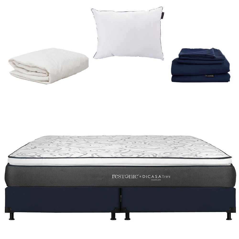 Colchón Dicasa Trini con Box con Ropa de Cama - Image 33