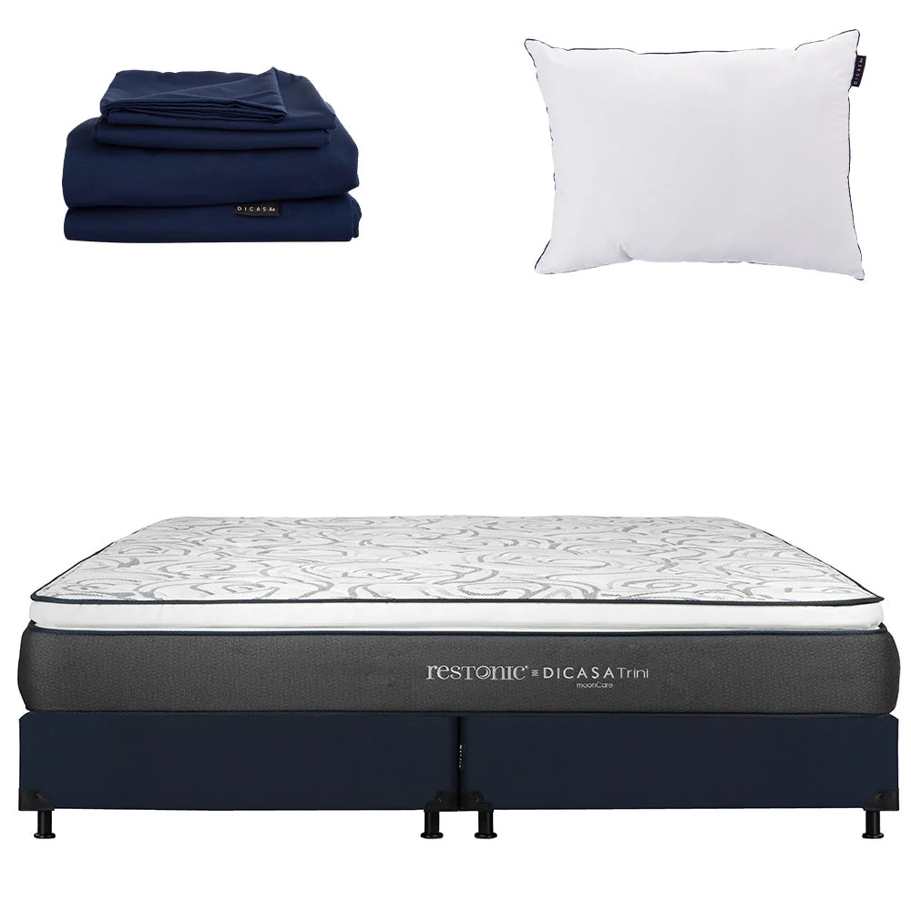 Colchón Dicasa Trini con Box con Ropa de Cama - Image 35