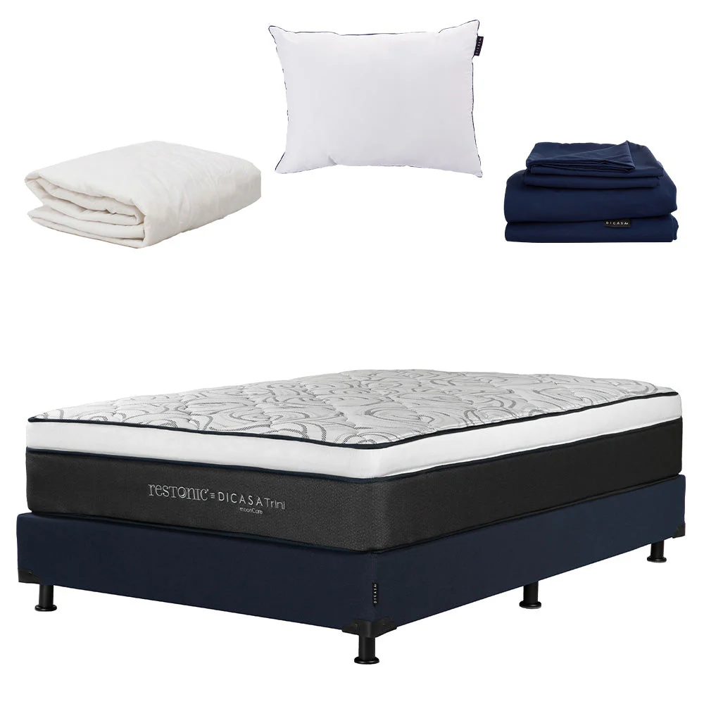 Colchón Dicasa Trini con Box con Ropa de Cama - Image 6