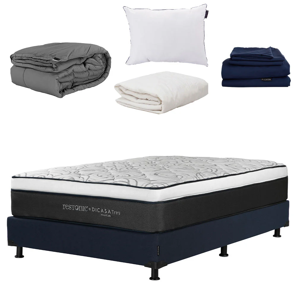 Colchón Dicasa Trini con Box con Ropa de Cama - Image 9