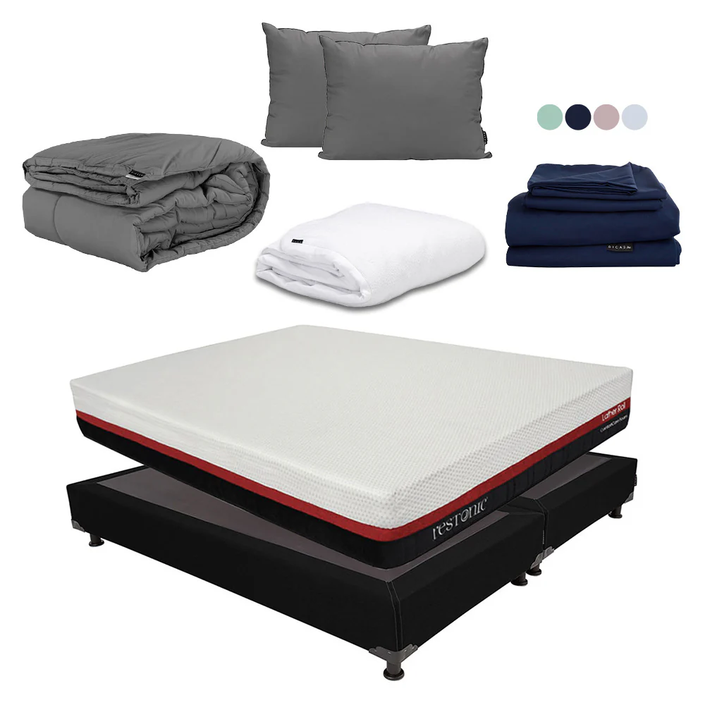 Colchón en caja Restonic Roll con Box con Ropa de Cama - Image 21