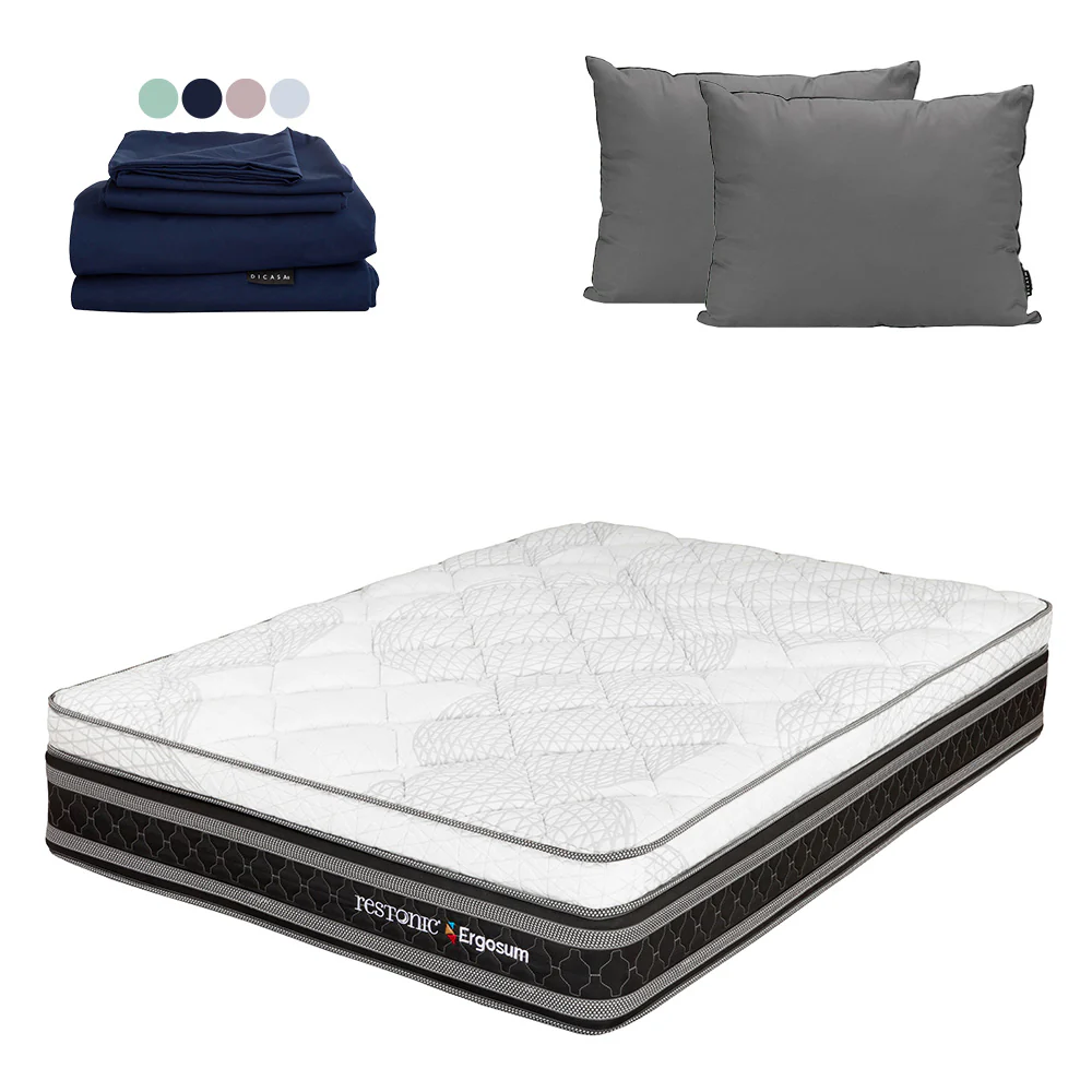 Colchón Restonic Ergosum Con Ropa de Cama - Image 10