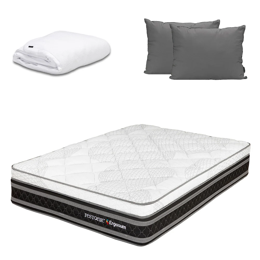 Colchón Restonic Ergosum Con Ropa de Cama - Image 7