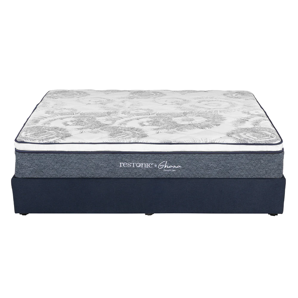 Colchón Restonic Ghana con Base Cama con Ropa de Cama - Image 5