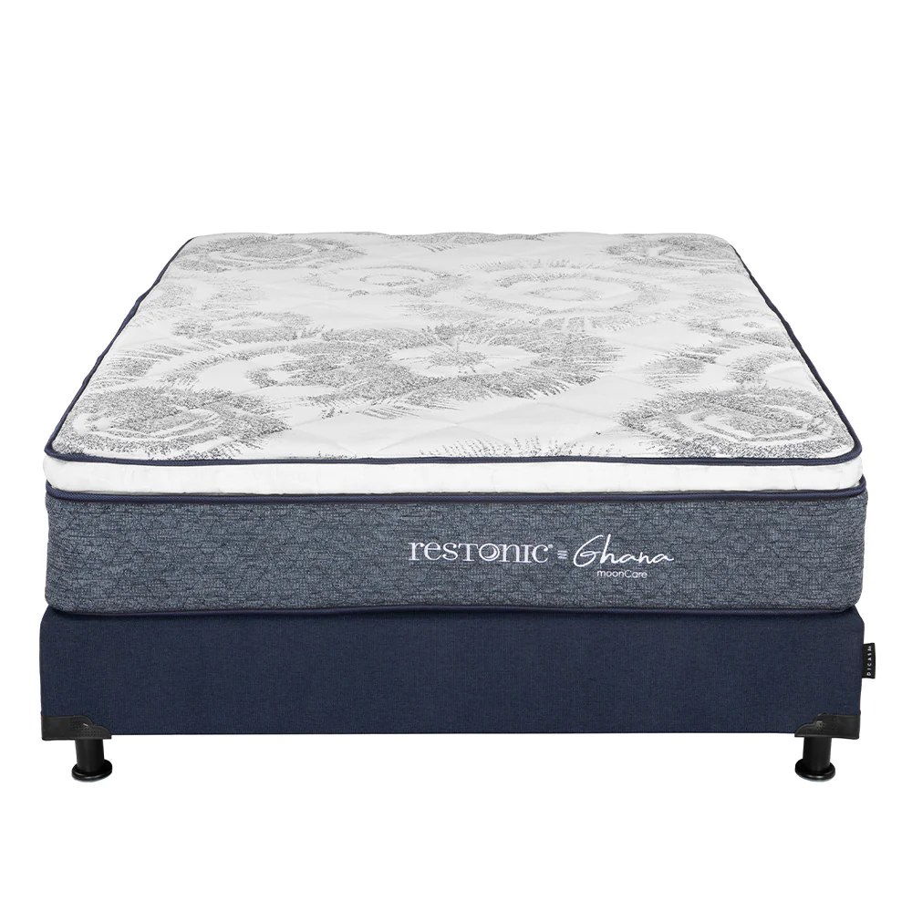 Colchón Restonic Ghana con Box con Ropa de Cama - Image 3
