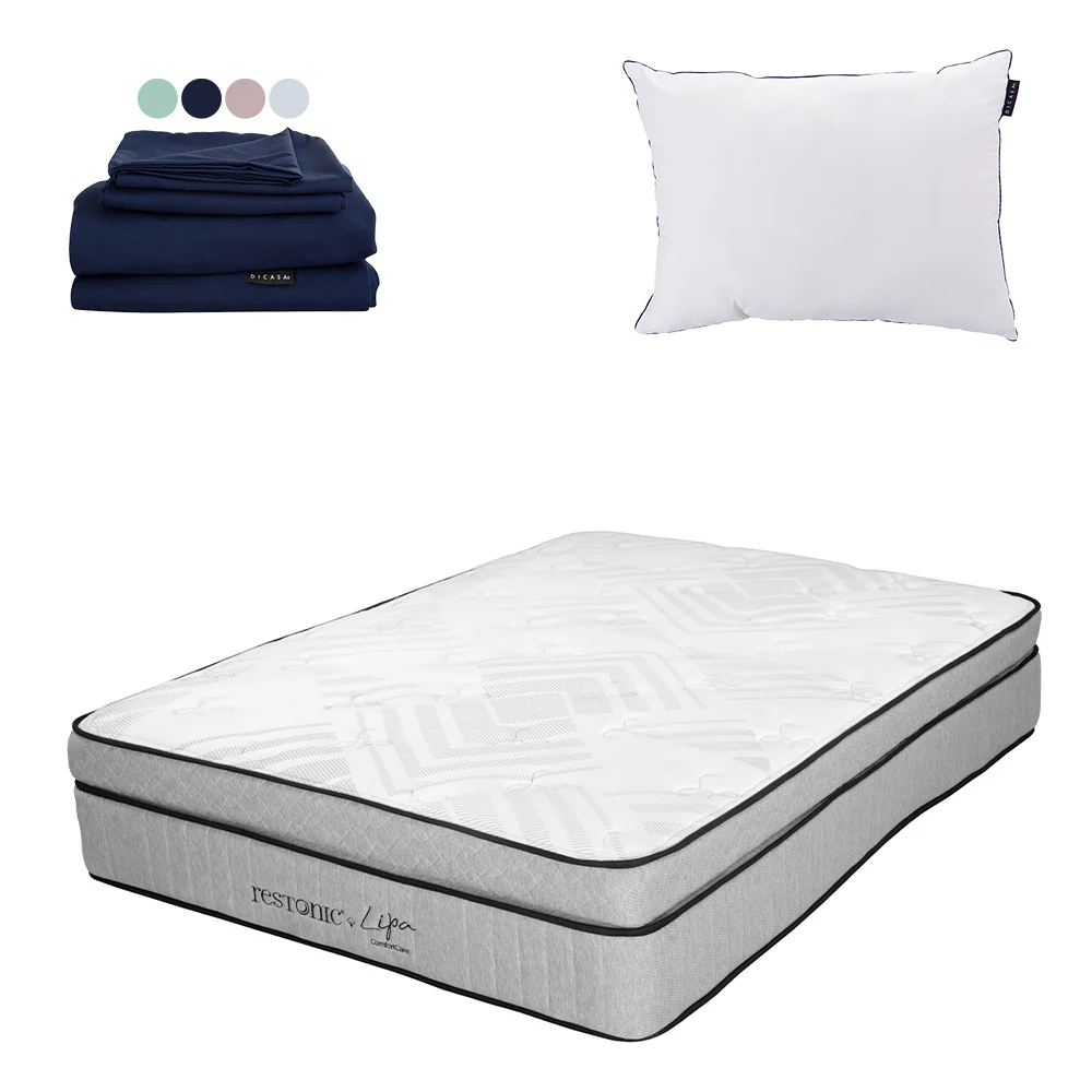Colchón Restonic Lipa Con Ropa de Cama - Image 12