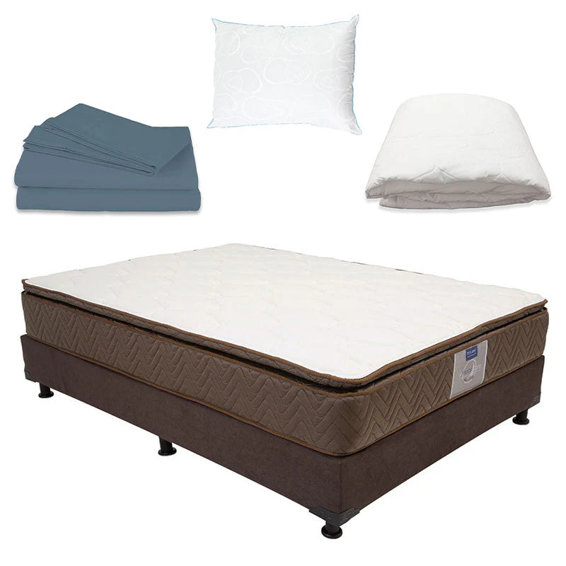 Colchón Restonic Nautilus con Box con Ropa de Cama - Image 10