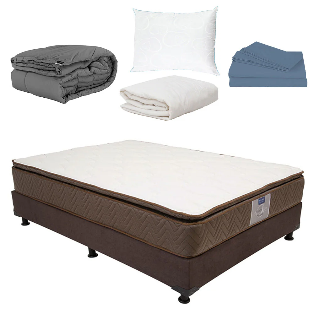 Colchón Restonic Nautilus con Box con Ropa de Cama - Image 11