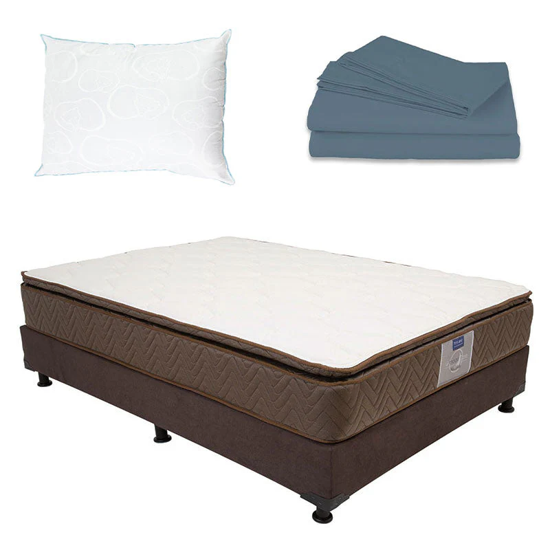 Colchón Restonic Nautilus con Box con Ropa de Cama - Image 12