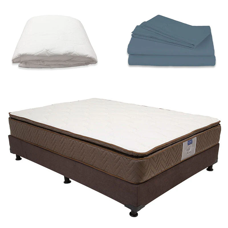 Colchón Restonic Nautilus con Box con Ropa de Cama - Image 14