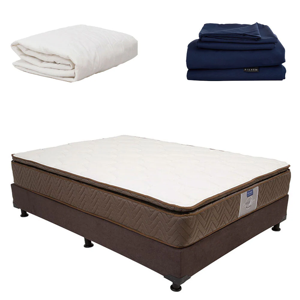 Colchón Restonic Nautilus con Box con Ropa de Cama - Image 15