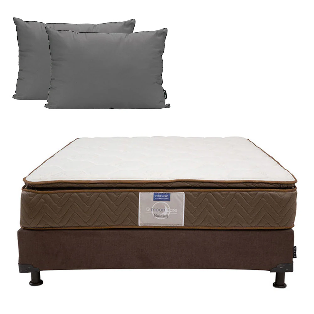 Colchón Restonic Nautilus con Box con Ropa de Cama - Image 18
