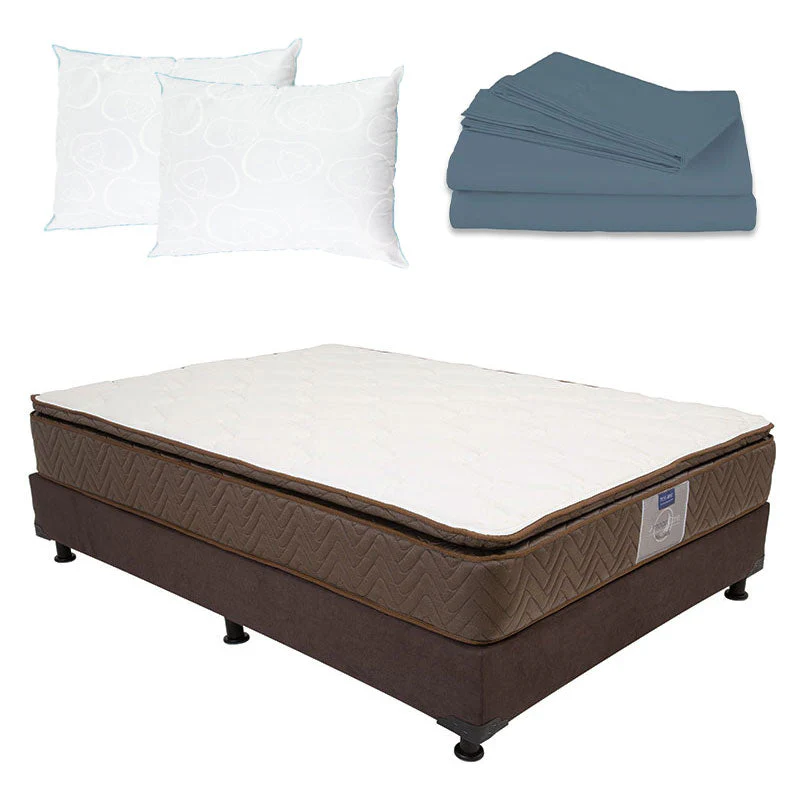Colchón Restonic Nautilus con Box con Ropa de Cama - Image 22