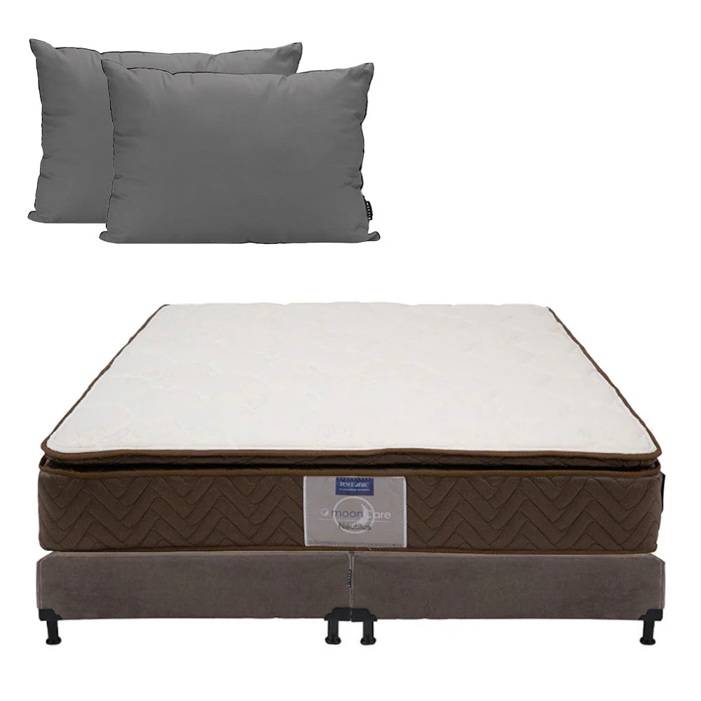 Colchón Restonic Nautilus con Box con Ropa de Cama - Image 23