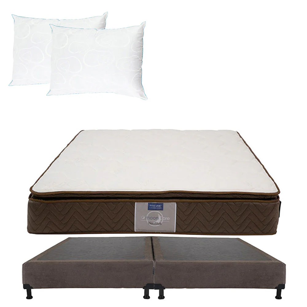 Colchón Restonic Nautilus con Box con Ropa de Cama - Image 30