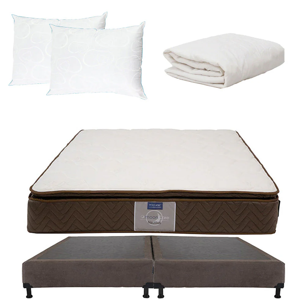Colchón Restonic Nautilus con Box con Ropa de Cama - Image 32