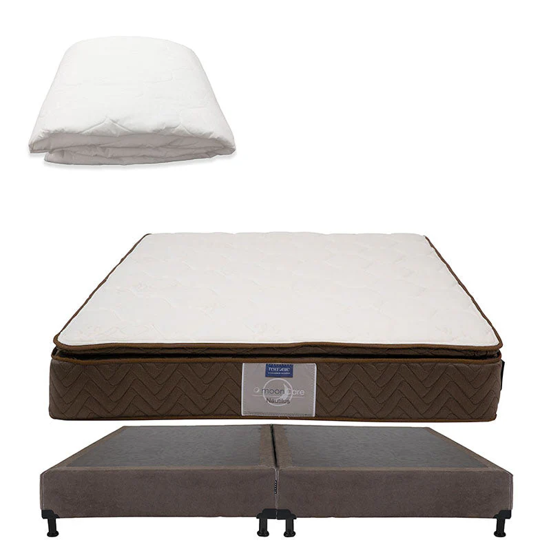 Colchón Restonic Nautilus con Box con Ropa de Cama - Image 37