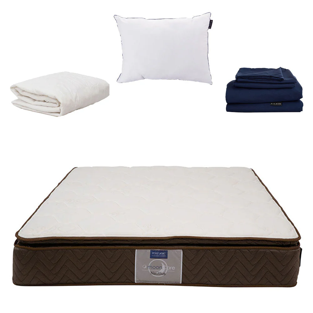 Colchón Restonic Nautilus con Ropa de Cama - Image 6