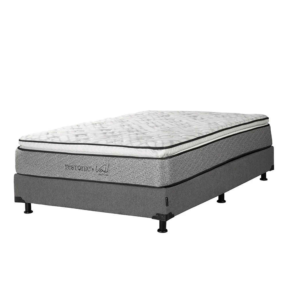 Colchón Restonic Vail con Box con Ropa de Cama - Image 3