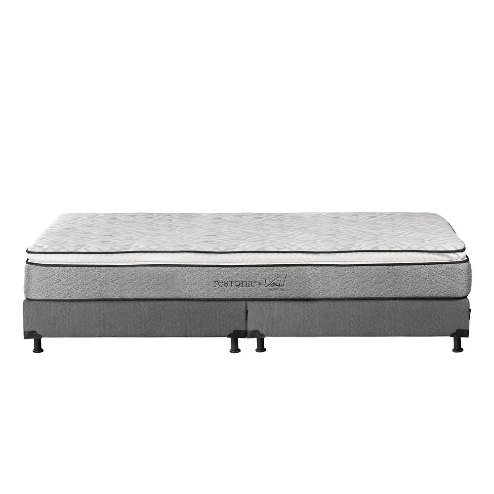 Colchón Restonic Vail con Box con Ropa de Cama - Image 4