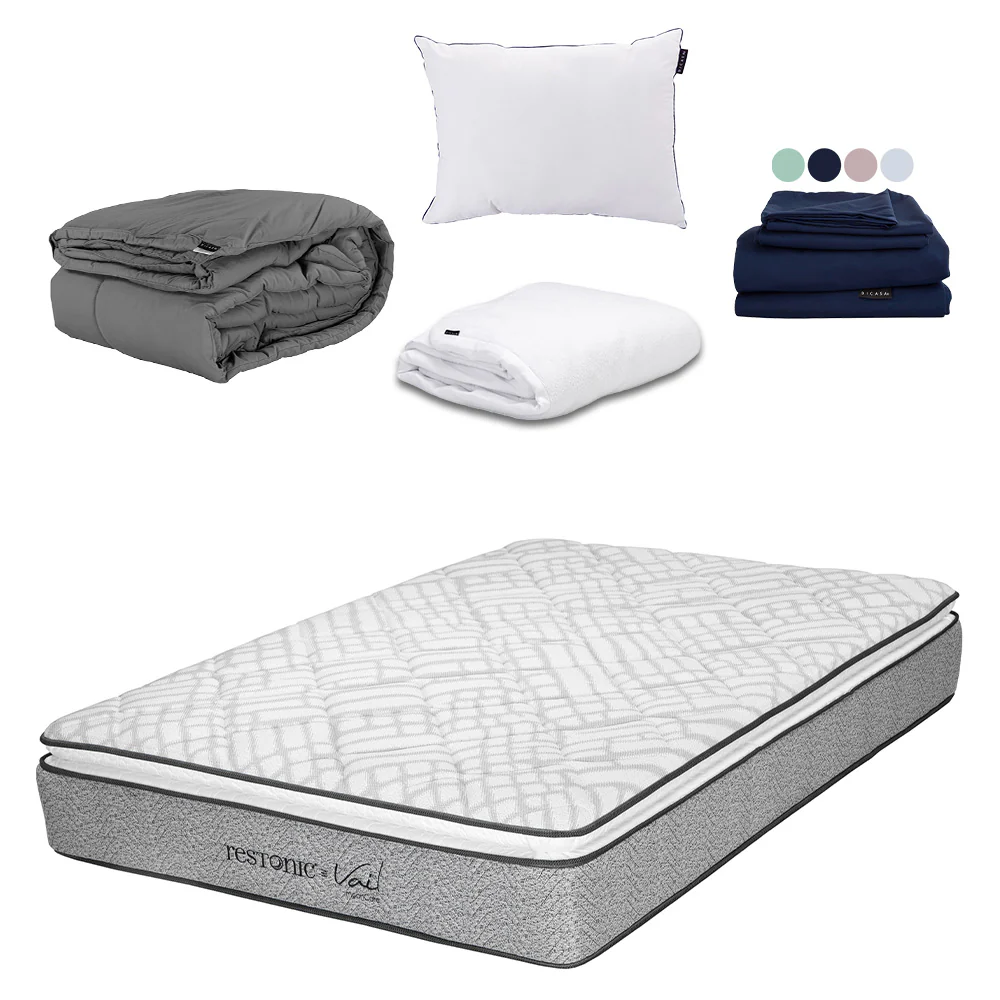 Colchón Restonic Vail con Ropa de Cama - Image 11