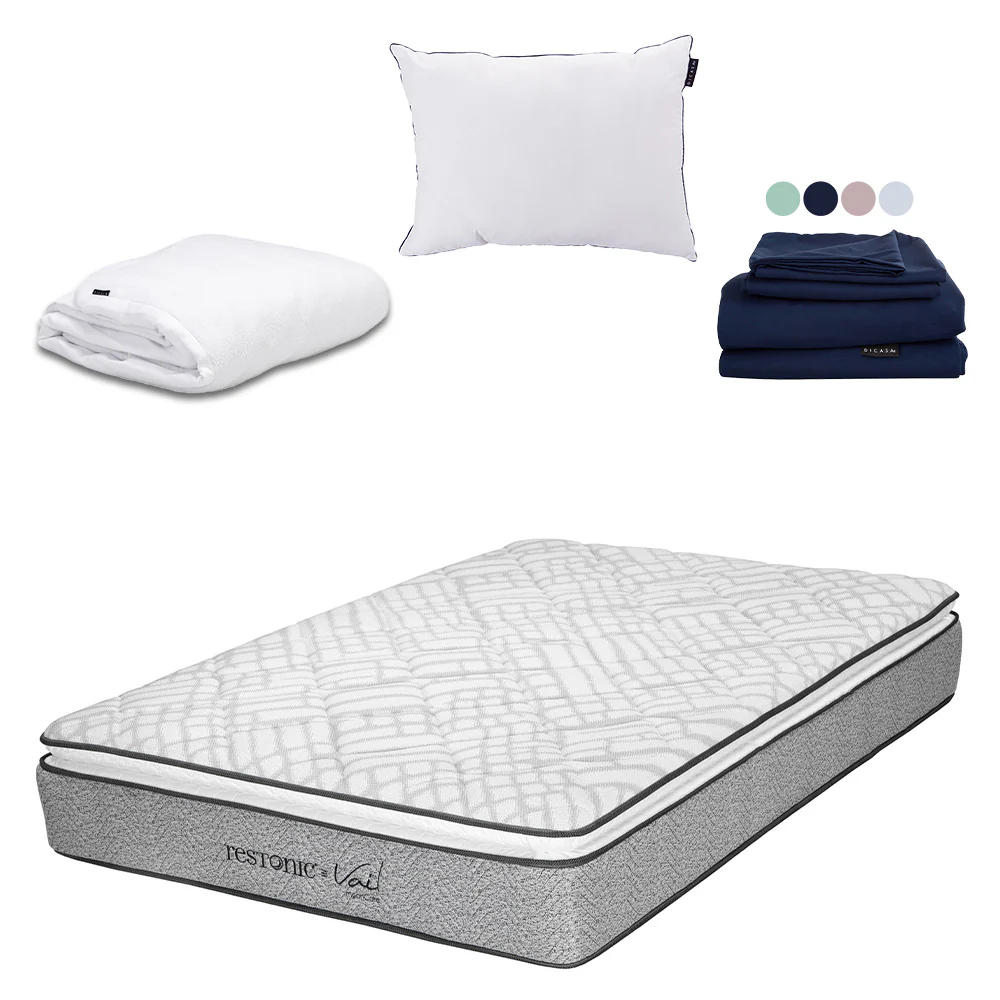 Colchón Restonic Vail con Ropa de Cama - Image 12