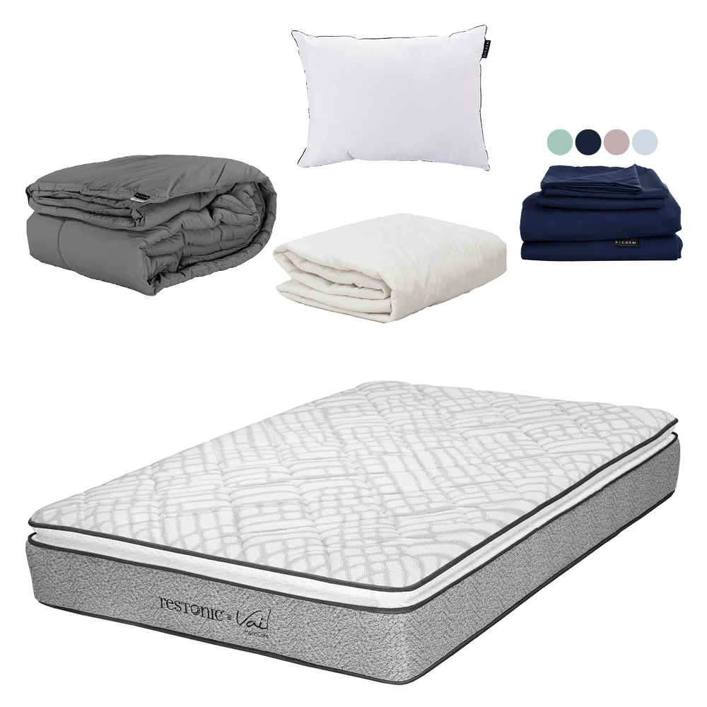 Colchón Restonic Vail con Ropa de Cama - Image 14