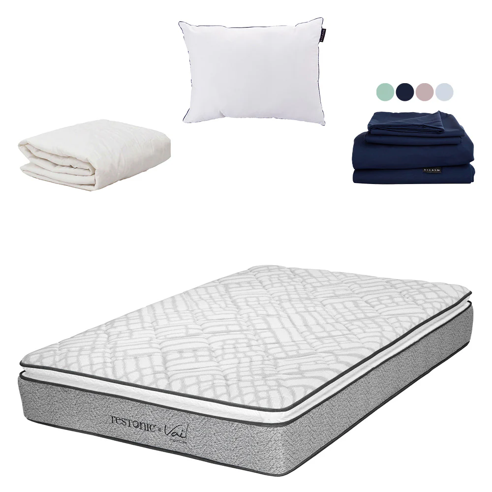 Colchón Restonic Vail con Ropa de Cama - Image 15