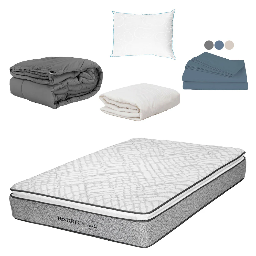 Colchón Restonic Vail con Ropa de Cama - Image 19