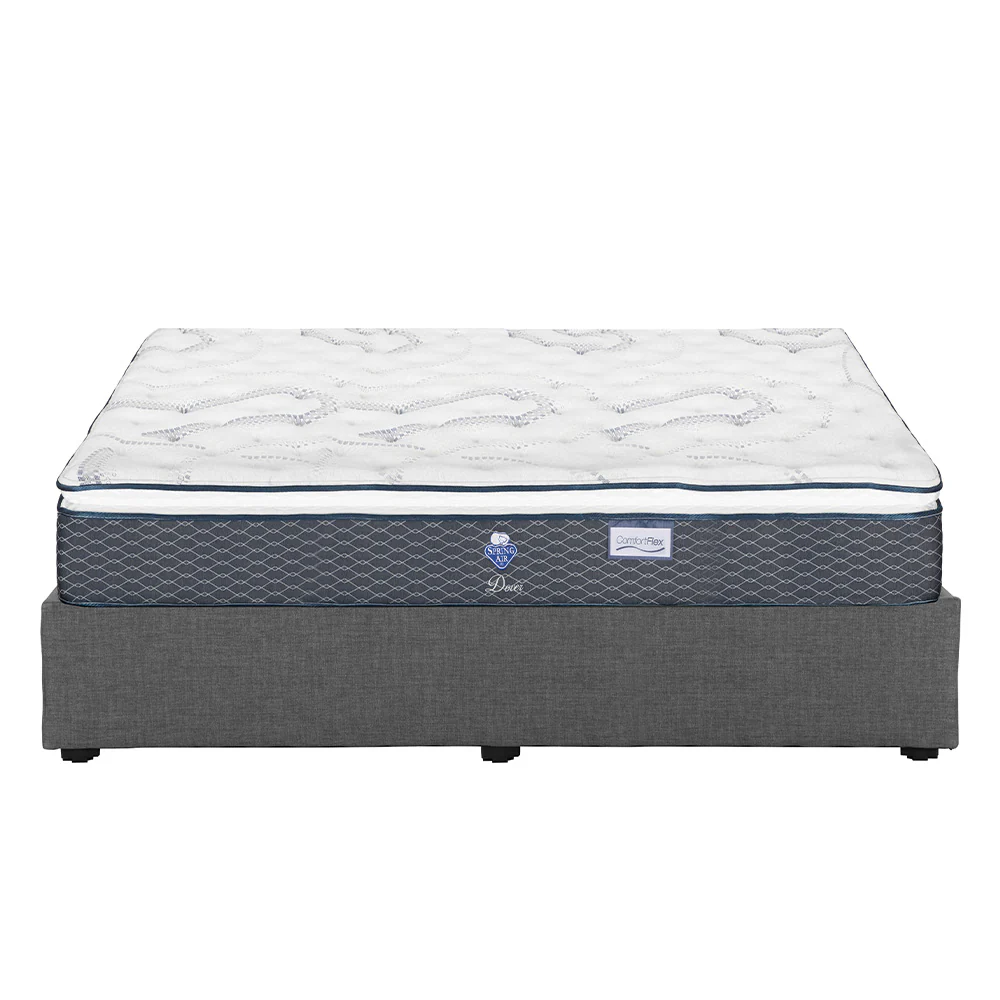 Colchón Spring Air Dover con Base Cama con Ropa de Cama - Image 9