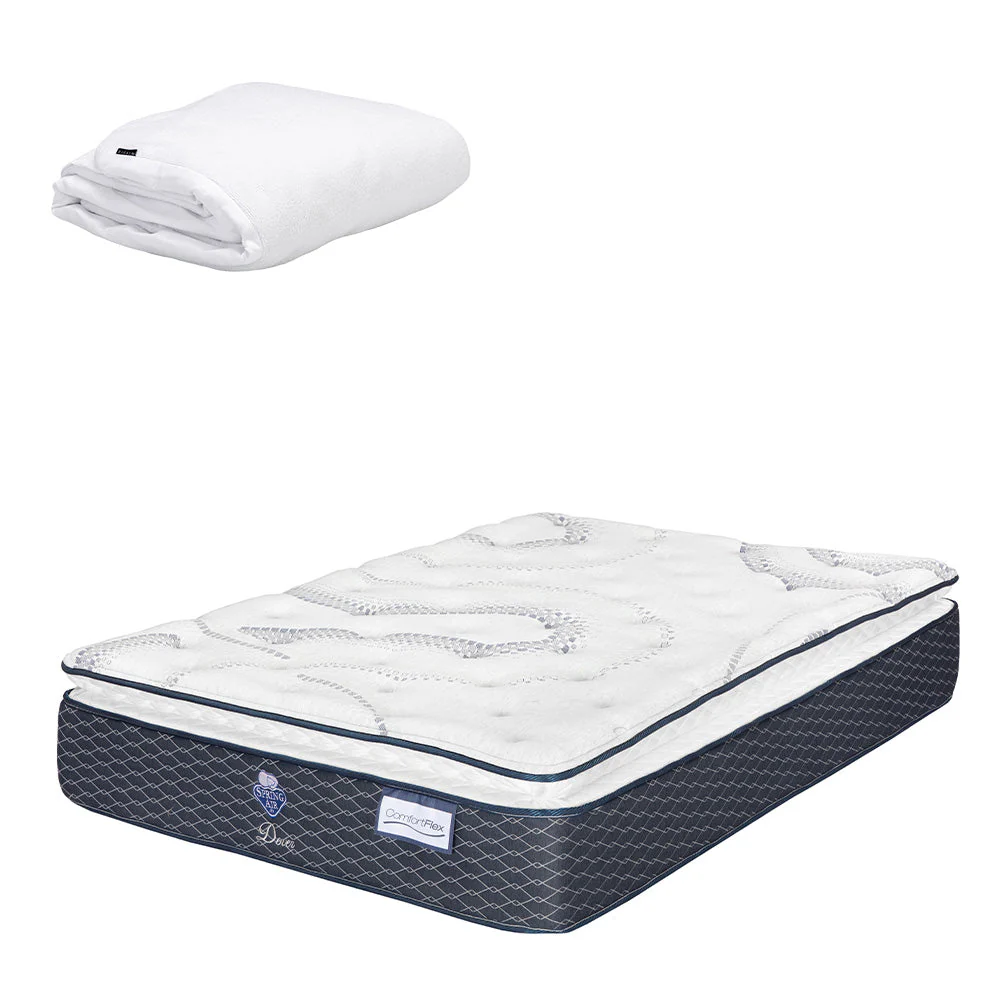 Colchón Spring Air Dover con Ropa de Cama - Image 10