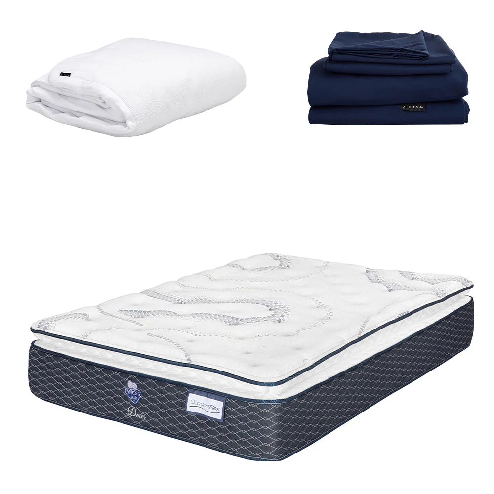 Colchón Spring Air Dover con Ropa de Cama - Image 11