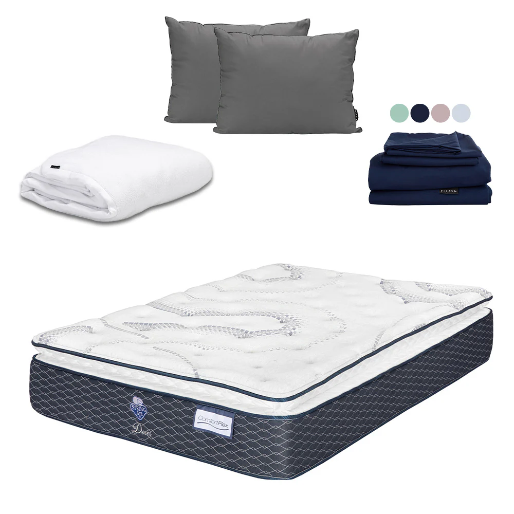 Colchón Spring Air Dover con Ropa de Cama - Image 13