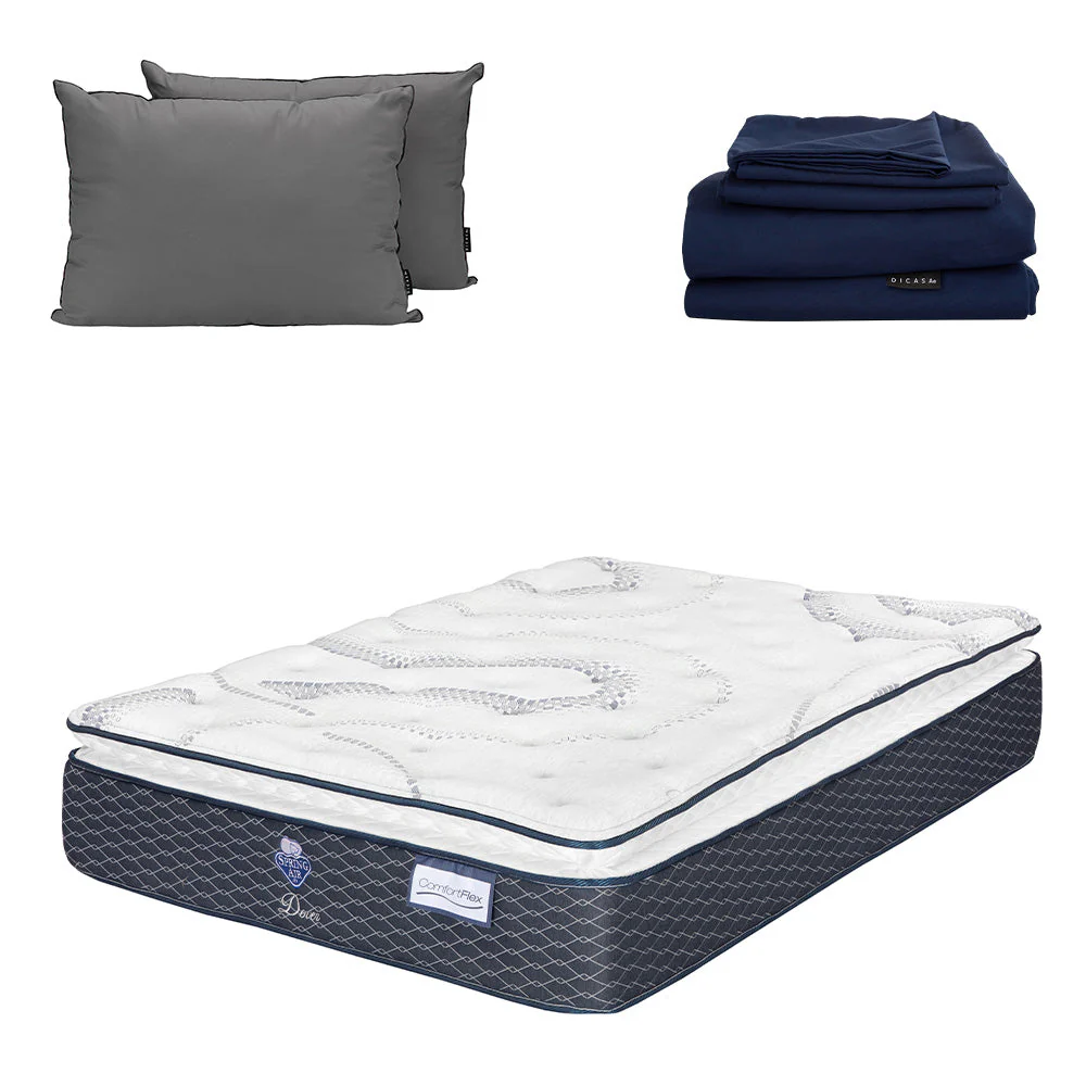 Colchón Spring Air Dover con Ropa de Cama - Image 6