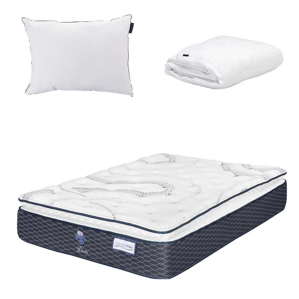 Colchón Spring Air Dover con Ropa de Cama - Image 7