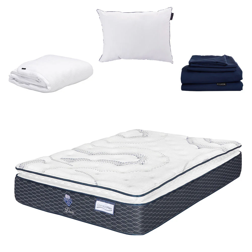 Colchón Spring Air Dover con Ropa de Cama - Image 8