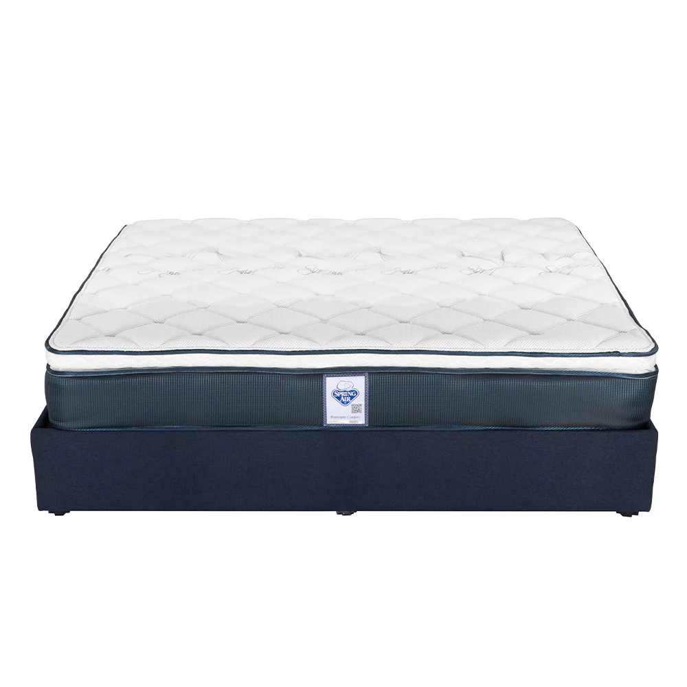 Colchón Spring Air Monaco con Base  Cama con Ropa de Cama - Image 5