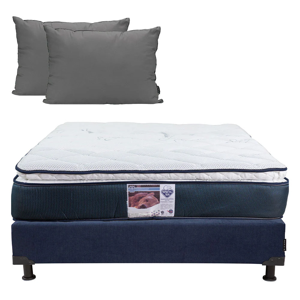 Colchón Spring Air Monaco con Box con Ropa de Cama - Image 18