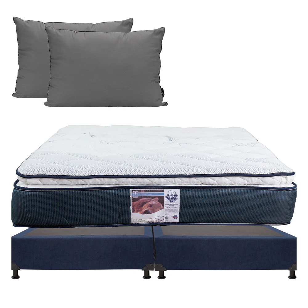 Colchón Spring Air Monaco con Box con Ropa de Cama - Image 26
