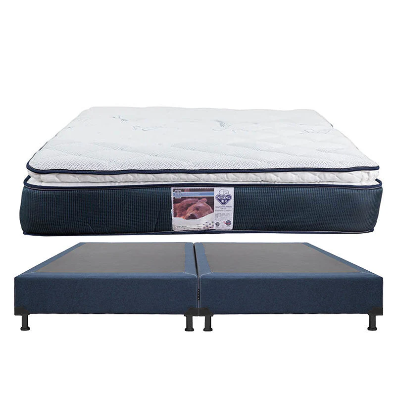 Colchón Spring Air Monaco con Box con Ropa de Cama - Image 27