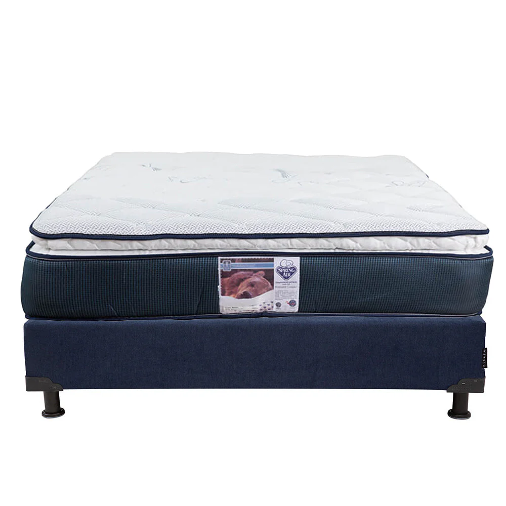 Colchón Spring Air Monaco con Box con Ropa de Cama - Image 3