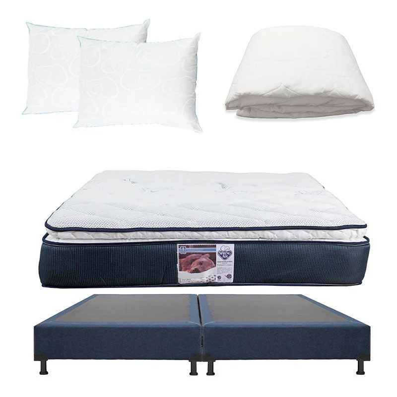 Colchón Spring Air Monaco con Box con Ropa de Cama - Image 32