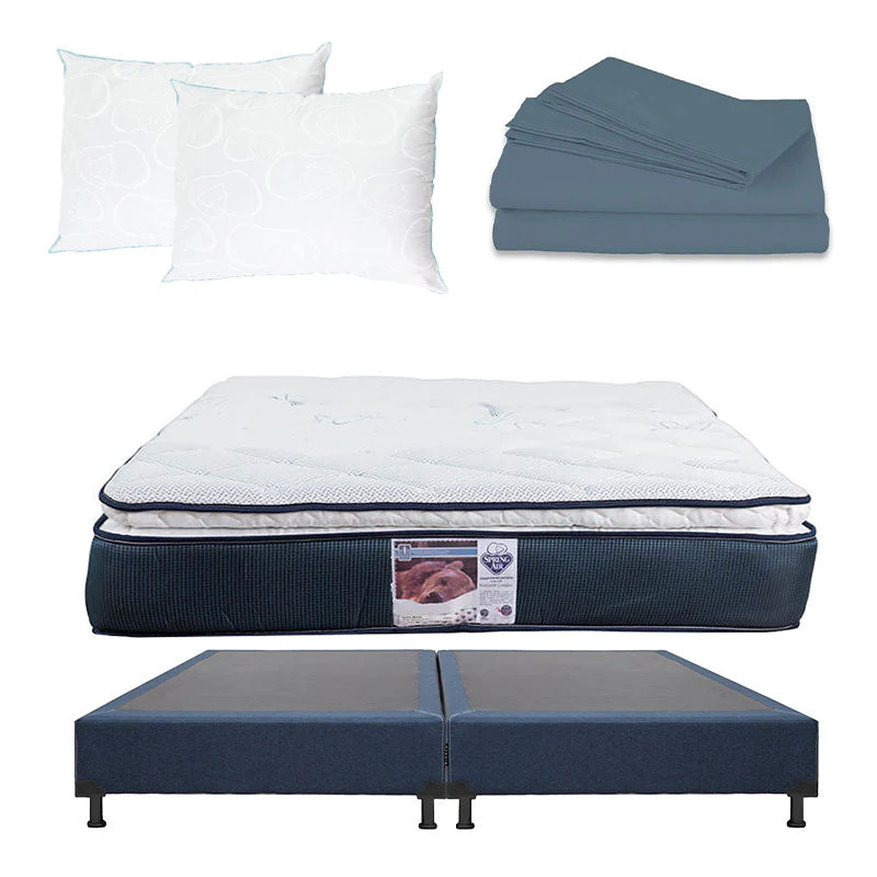 Colchón Spring Air Monaco con Box con Ropa de Cama - Image 34