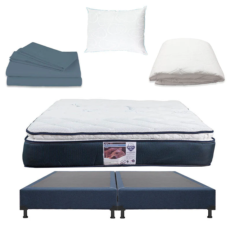 Colchón Spring Air Monaco con Box con Ropa de Cama - Image 35