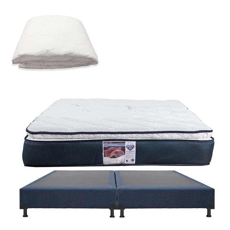 Colchón Spring Air Monaco con Box con Ropa de Cama - Image 37