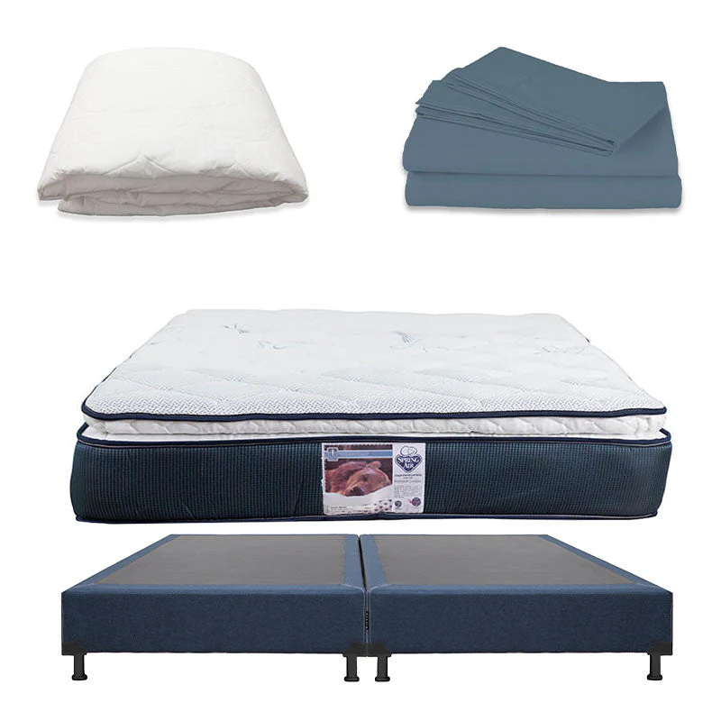 Colchón Spring Air Monaco con Box con Ropa de Cama - Image 38